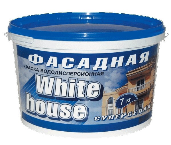 КРАСКА ВД ФАСАДНАЯ 14КГ "WHITE HOUSE"