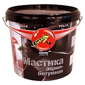 МАСТИКА АКРИЛ-БИТУМНАЯ 1кг ПОЛИ-Р